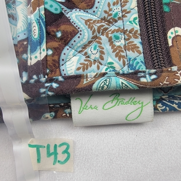 Vera Bradley Java Blue small velcro wallet - Picture 5 of 5